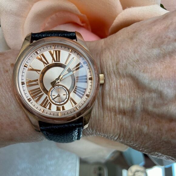 Bronzo Italia Boyfriend Watch with Roman Numerals and Sub-Dial Second Hand - Picture 6 of 15